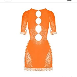 Poster Girl Tangerine Miranda Dress